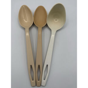 Lot 3 Vintage Tailor Made Nylon Utensils 2 Spoons, 1 Ladle USA